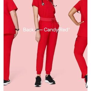 Mandala Candy Red jogger bottoms